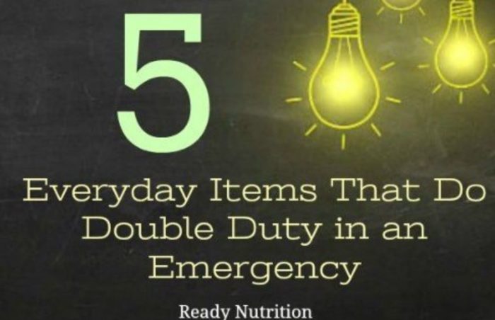 Creative Prepping: 5 Everyday Items That Do Double Duty in an Emergency