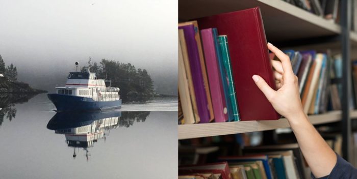 Sweden Has A Floating Library That Provides Books To People on Remote Islands