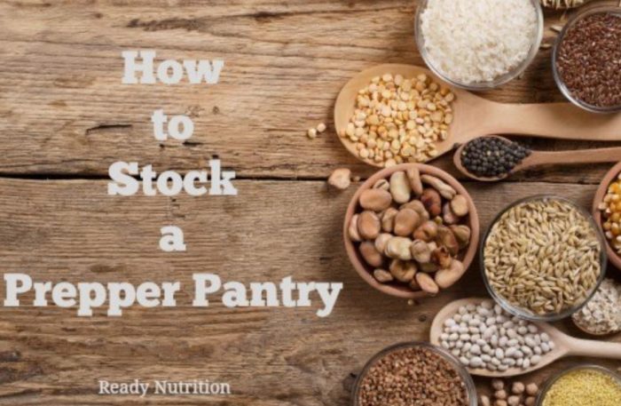 How to Stock a Prepper Pantry
