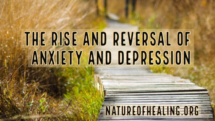 The Rise and Reversal of Anxiety and Depression