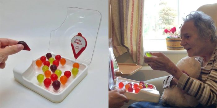 To Help Hydrate Dementia Patients Man Invented Edible Water Jellies That Resembles Candy