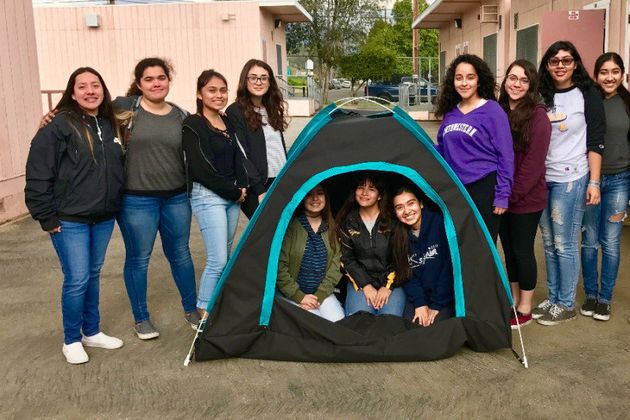 To Tackle Homelessness These 12 Girls Created A Solar-Powered Tent