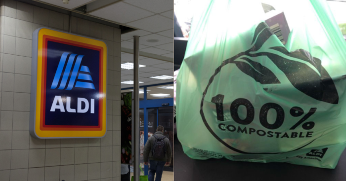 Aldi Set To Replace 12.5 Million Single Use Plastic Bags With Compostable Bags