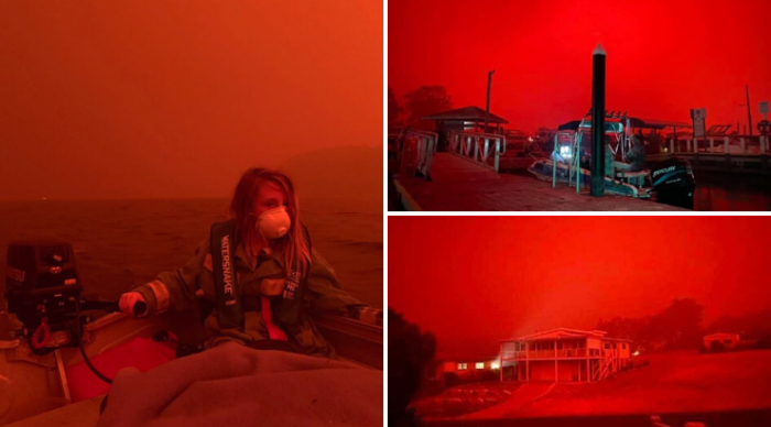 “We Were in Hell” — Thousands in Australia Seek Refuge on Beach as Wildfires, Dry Storms Rage