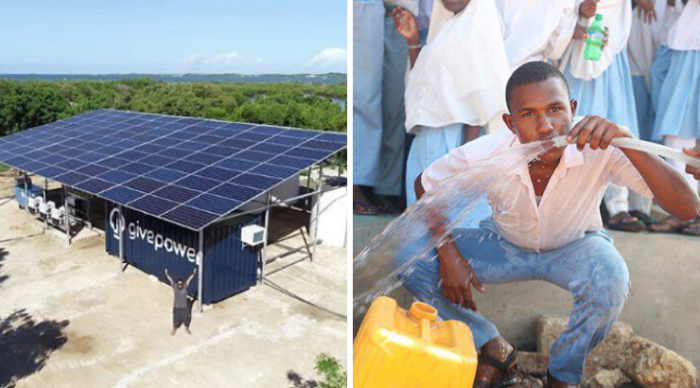 Solar Plant Turns Ocean Water Into Drinking Water for 35,000 People a Day in Kenya