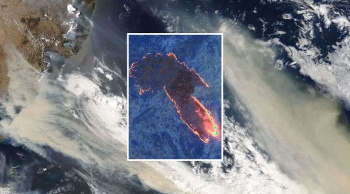 Australia Fires: Devastating Satellite Photos Show Smoke Cloud Bigger Than USA Extends to Chile