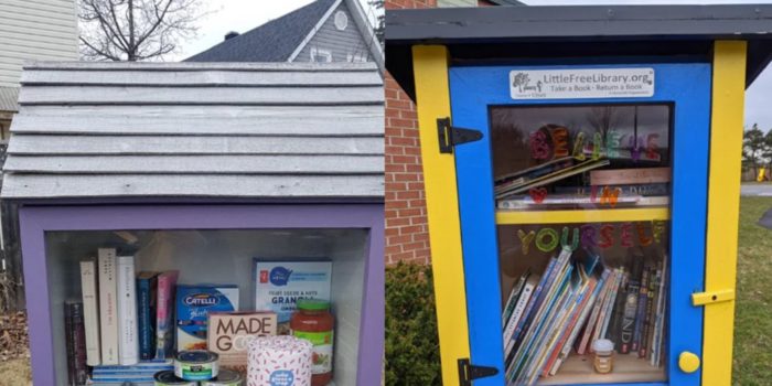 People Are Stocking “Little Free Libraries” With Food And Supplies For Neighbors