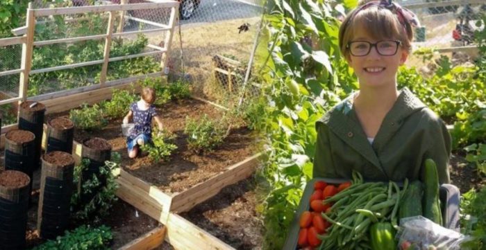 9-Year-Old Girl Grows Food And Builds Shelters For The Homeless