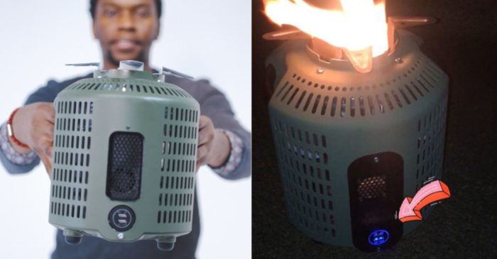 This Nigerian Inventor Created A Smokeless Stove That Cooks Food And Charges Phones