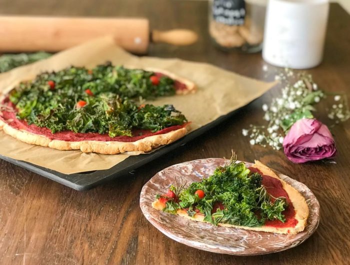 Almond Flour Pizza Crust [Paleo, Vegan, Gluten Free]