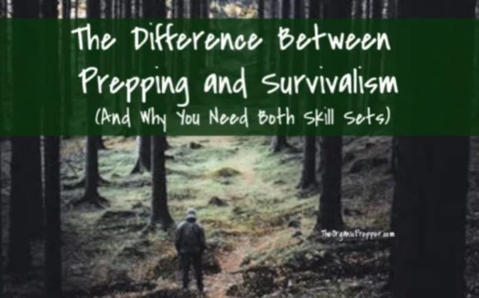 The Difference Between Prepping and Survivalism (And Why You Need Both Skill Sets)