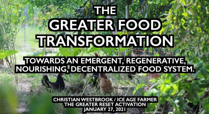 The GREATER Food Transformation — Christian Westbrook (Ice Age Farmer) at The Greater Reset Activation
