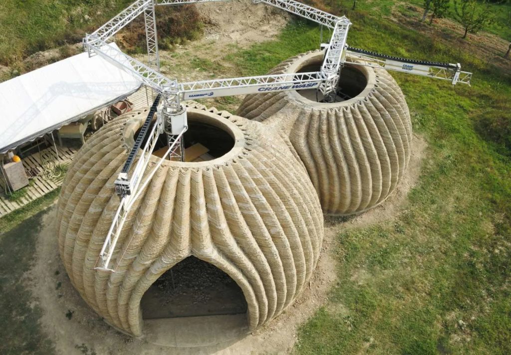 Habitable Earthen 3D-Printed House Project Named “TECLA” Started In Italy Earth-homes-tt-1024x712