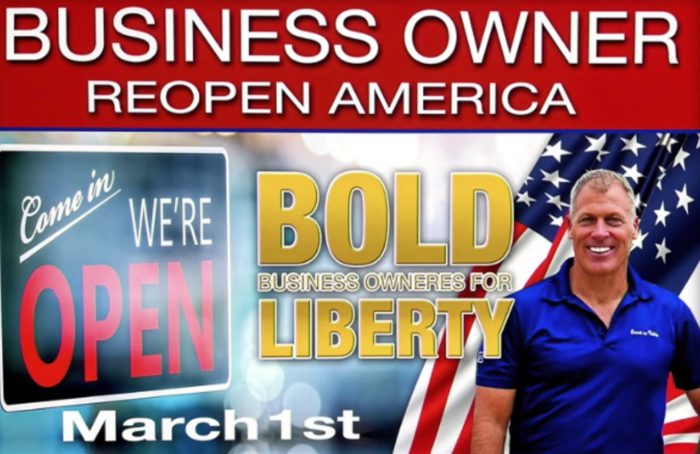 BOLD: Call For Businesses To Re-Open March 1!