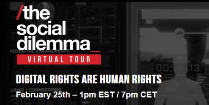 The Social Dilemma Virtual Tour: February 25