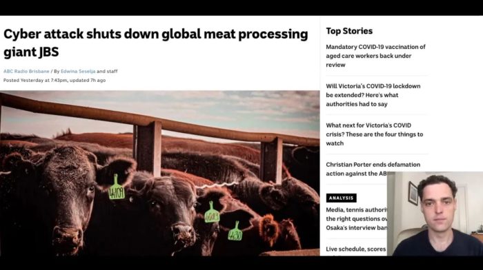 Cyberattack Shuts Down Biggest Meat Producer in World, JBS — Cyberpandemic Meets Food Supply