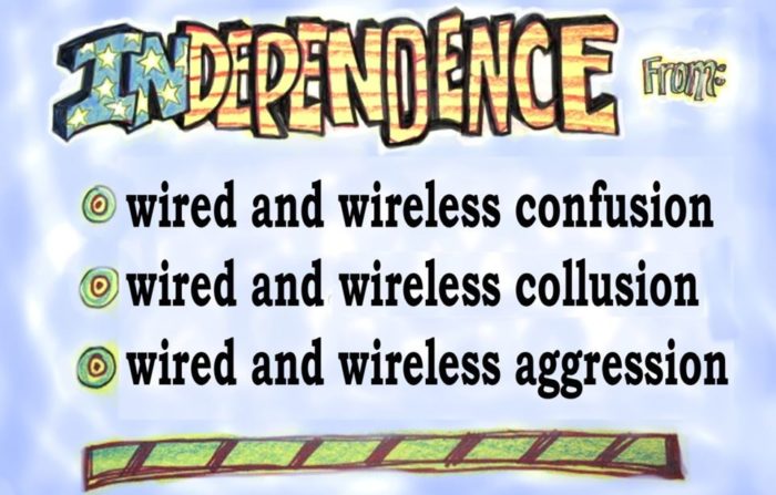 Independence Day /5G, Separating Benefits & Risks of Wired vs. Wireless Technologies If We are Serious About Health, Human Rights, Environmentalism
