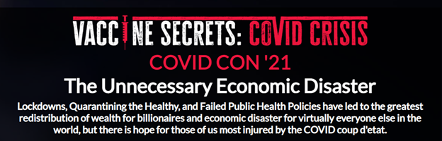 “Vaccine Secrets: COVID Crisis” — Free Online Seminar September 28