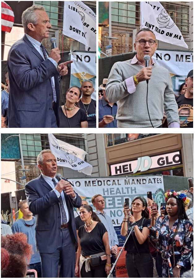 RFK Jr: Times Square Rally For Freedom Oct 16 (Updated – Photos) Rfr1