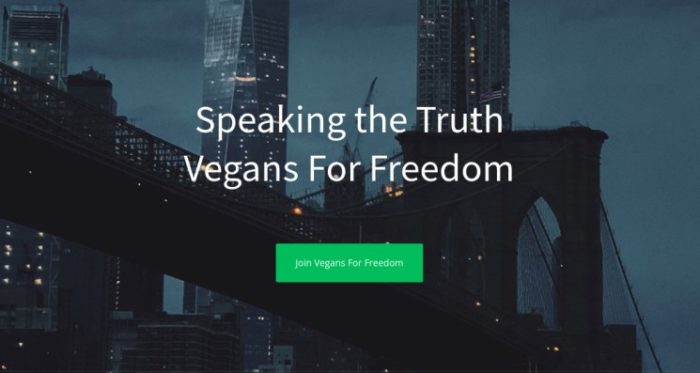 Vegans For Freedom/Against Agenda 2030 Is LIVE!