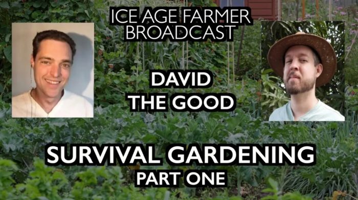 Survival Gardening with David the Good – Ice Age Farmer Broadcast (part one)