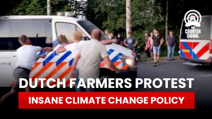 Dutch Farmers Violently Protest Job-destroying Climate Change Policy