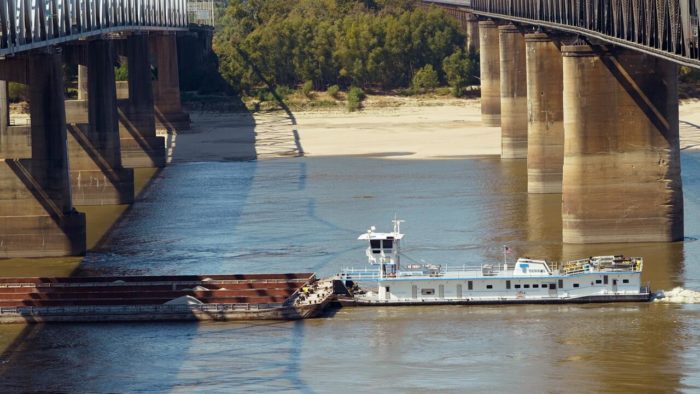 “It’s Disastrous”: Mississippi Barge Captain Warns About Supply Chain Crisis As Water Levels Drop