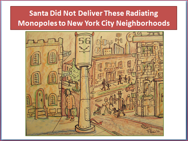 Not Safeguarding Communities from Poorly Sited Wireless, Including the Sidewalk in Front of Your House…Since 1996