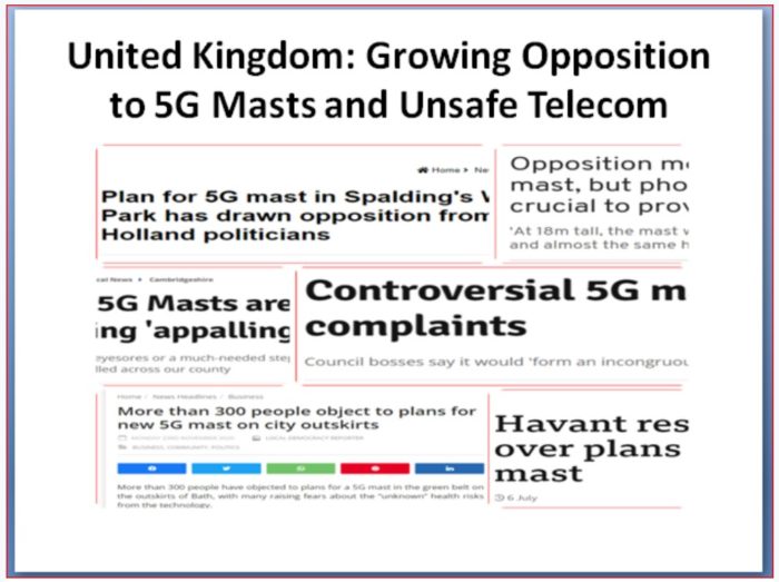 EMF/RF/5G Spotlight on the UK: By the Numbers Part 2 of 3