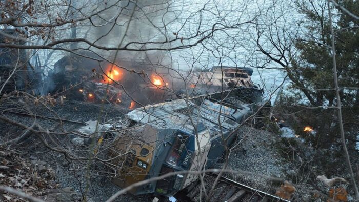 Another Train Derailment: Diesel Spills Into River